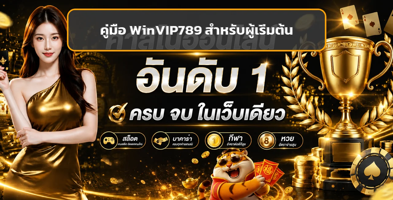 WinVIP789 คู่มือเริ่มต้น สมัคร ทดลอง และจัดการงบ